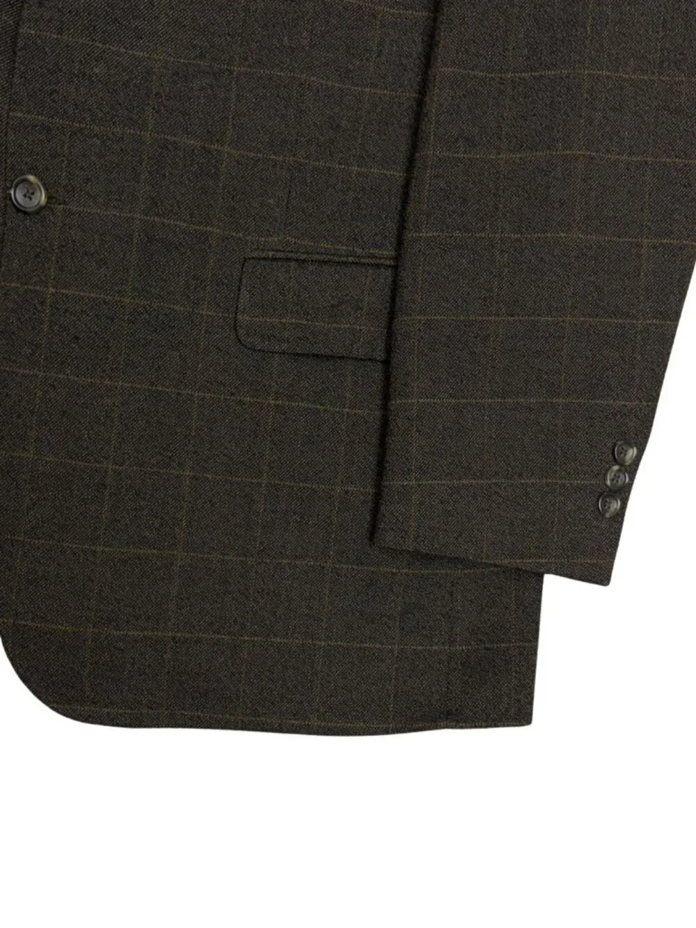OSCAR DE LA RENTA Wool Blazer Sport Coat Plaid Business Casual Jacket Mens 44R